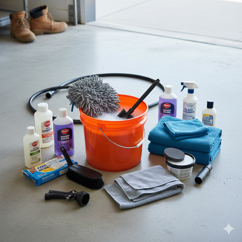 DIY Car Wash Materials