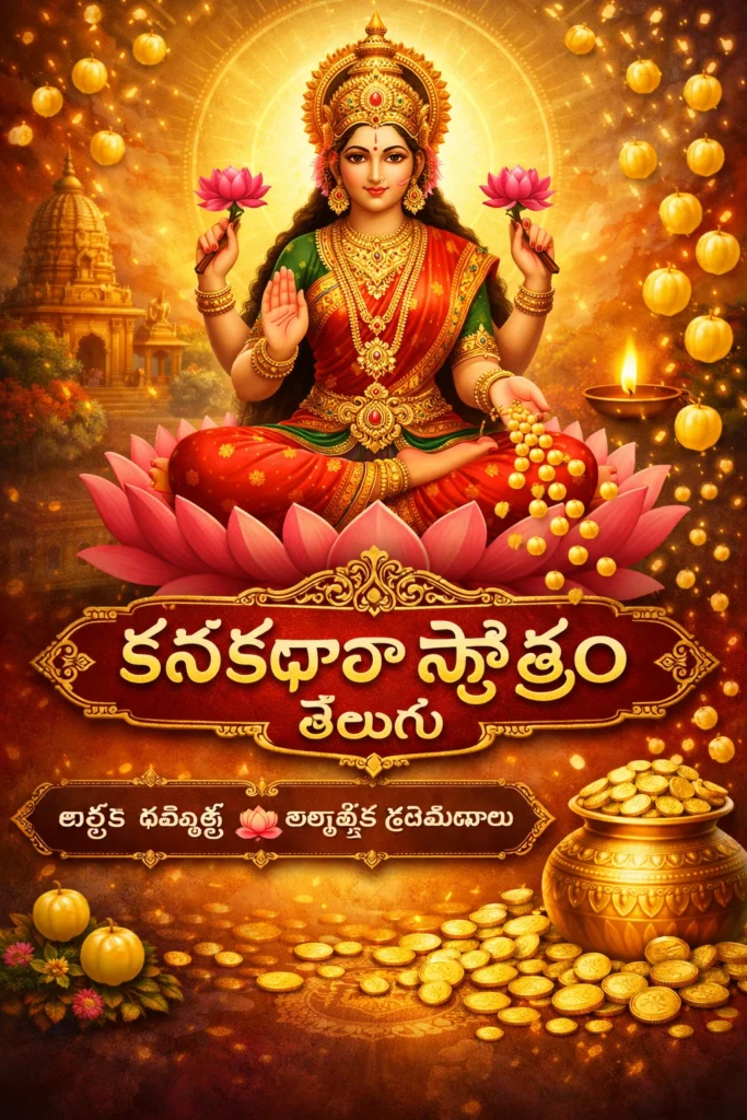 kanakadhara stotram telugu